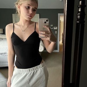 american apparel black bodysuit